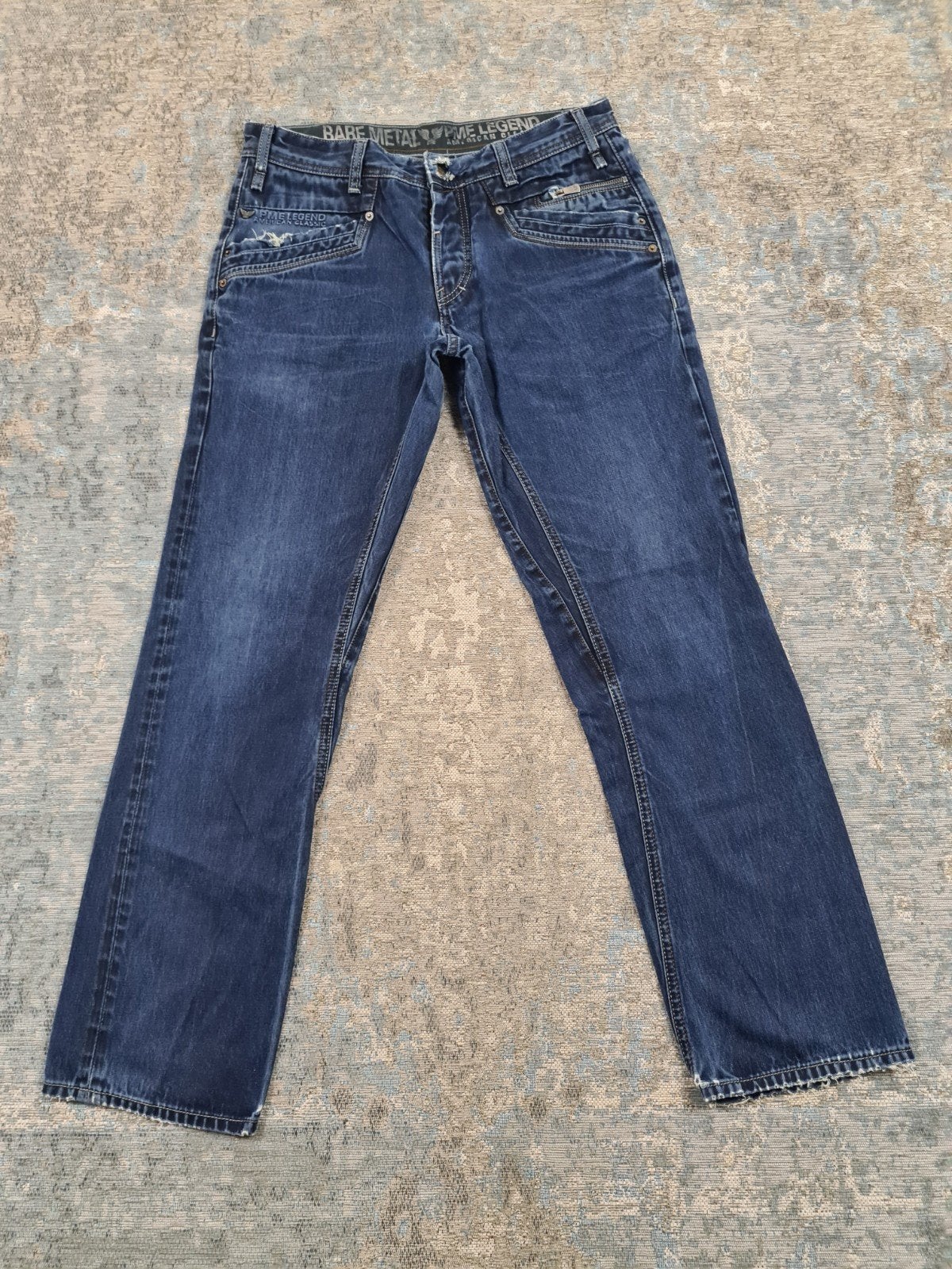 PME Bare Metal W33 L32 Straight 100% katoen Bronno3332 Blauw, New Yorkstraat 50, 1175 RD Lijnden, https://www.justbrands.nl/klantenservice