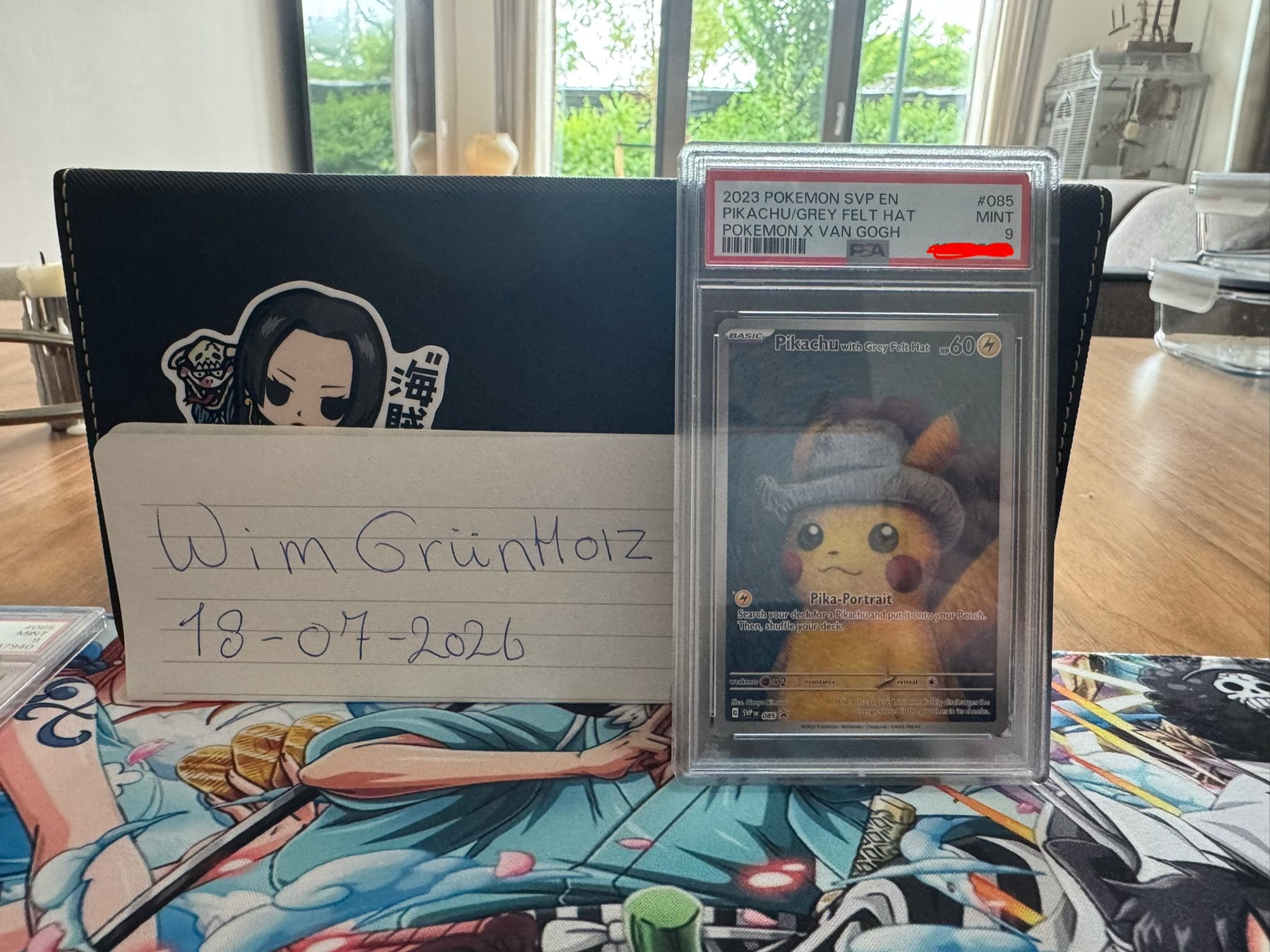 Pikachu van Gogh PSA 9 - Pokémon Kaart, Hobby en Vrije tijd, Verzamelkaartspellen | Pokémon, Ophalen of Verzenden, Zo goed als nieuw