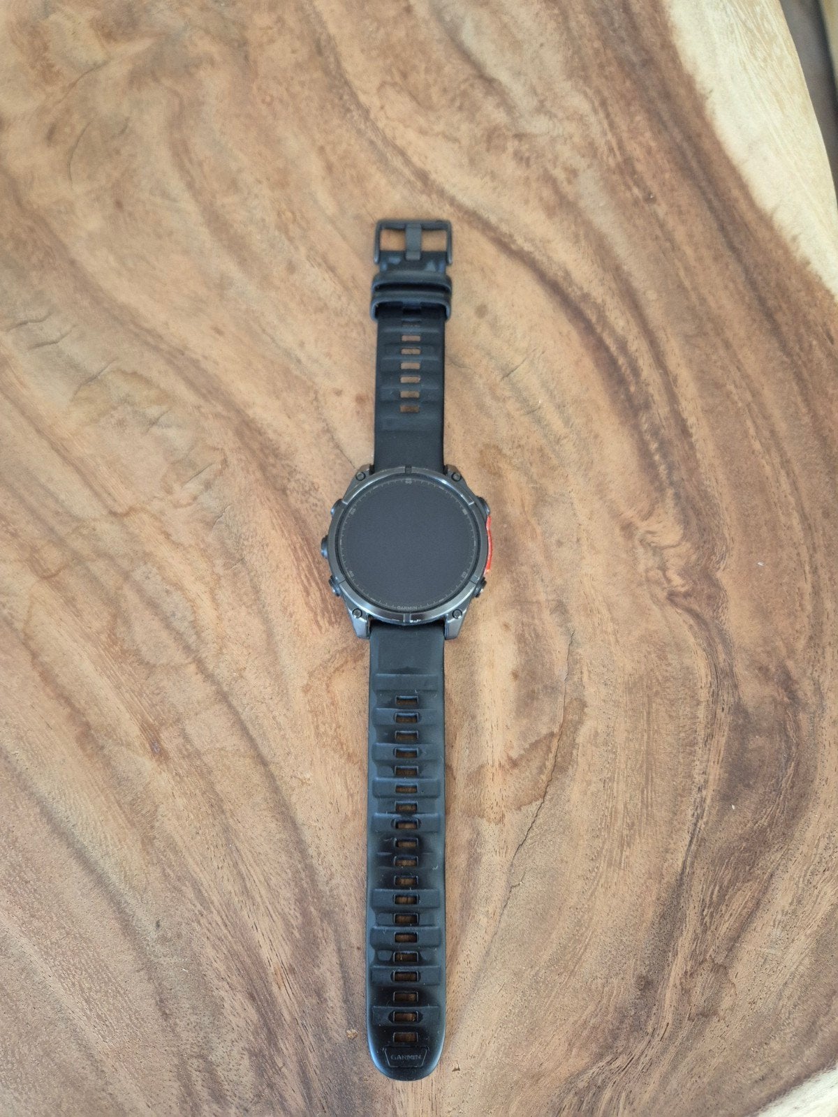 Garmin Fenix 8 47mm Smartwatch - Zwart, Zwart, Afstand, Ophalen of Verzenden, Zo goed als nieuw