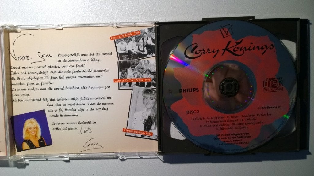 Corry Konings - Onvergetelijk Live In Ahoy (Video CD), Ophalen of Verzenden, Zo goed als nieuw, Pop, Album