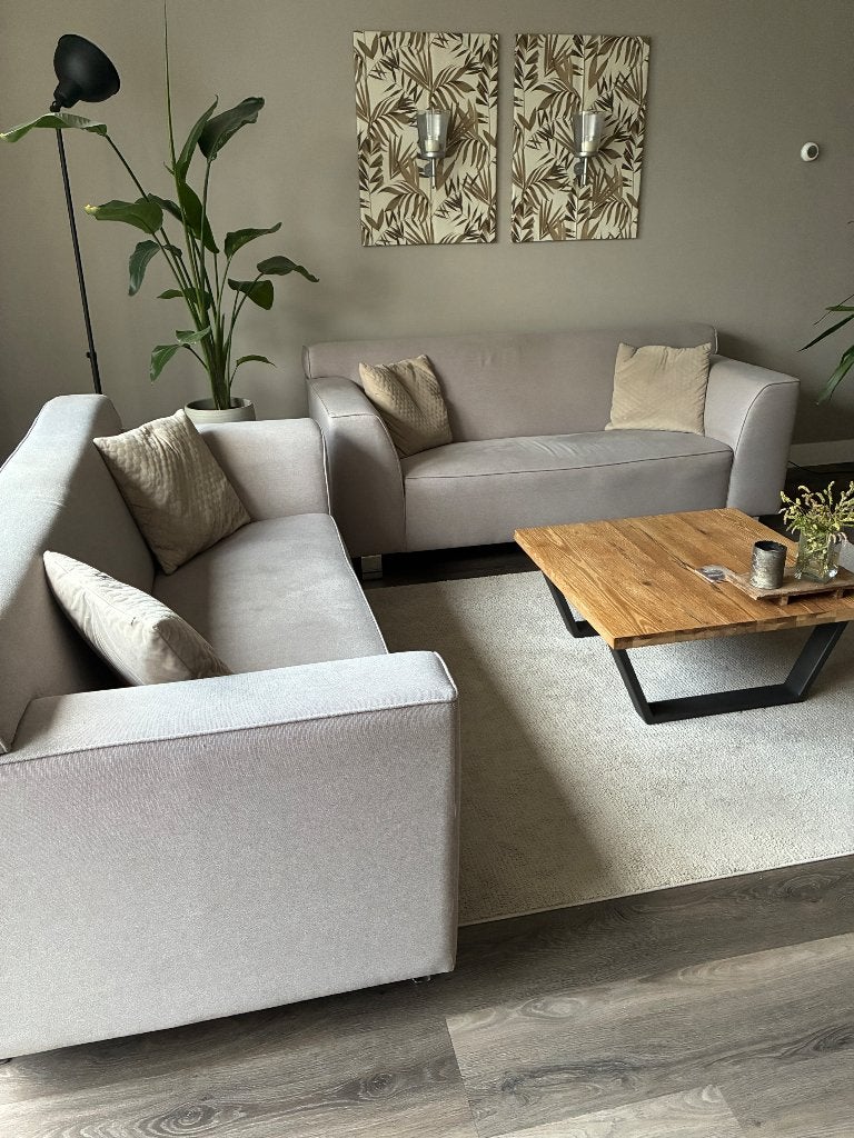Banken, Huis en Inrichting, Banken | Bankstellen, Ophalen, Gebruikt, 150 tot 200 cm, 75 tot 100 cm
