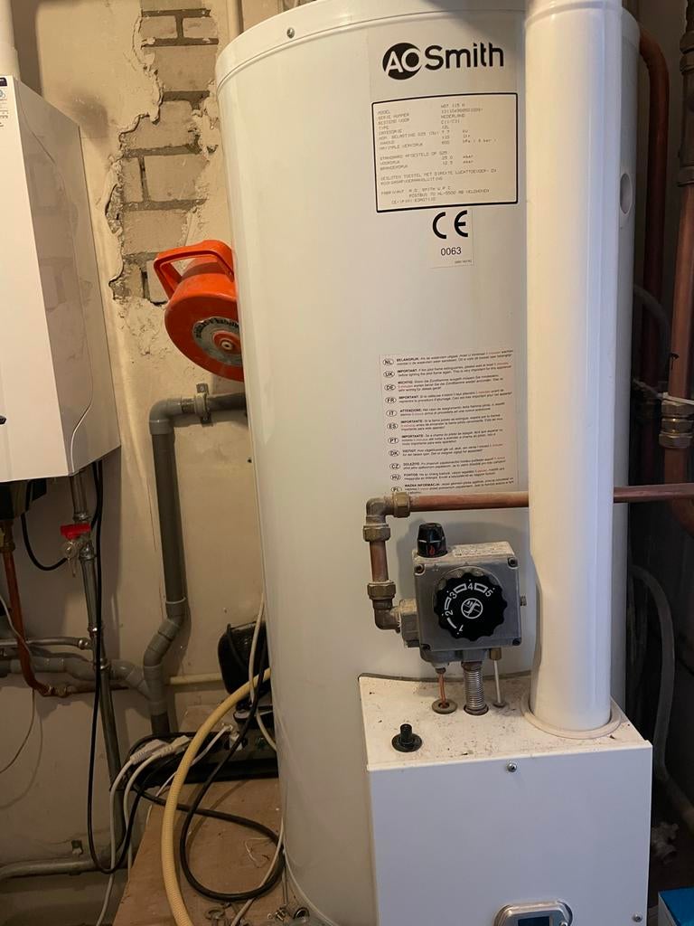 AC Smith Boiler NGT 115 N, Ophalen, Gebruikt, Aardgas, 100 liter of meer