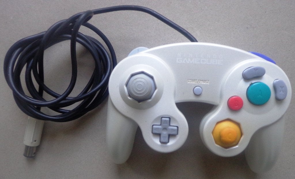 Originele Controller voor de Nintendo GameCube Pearl White, Ophalen of Verzenden, Zo goed als nieuw, Wit, Met 1 controller
