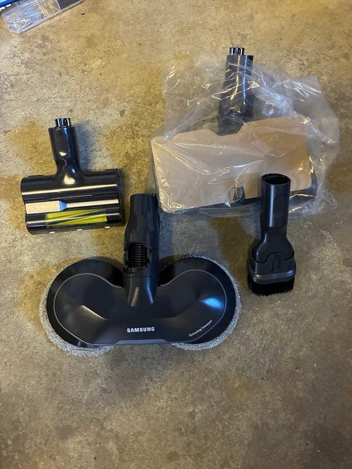 Samsung Jet 75 Complete accessoireset, Witgoed en Apparatuur, Verzenden, Zo goed als nieuw, Geschikt voor harde vloeren, Reservoir