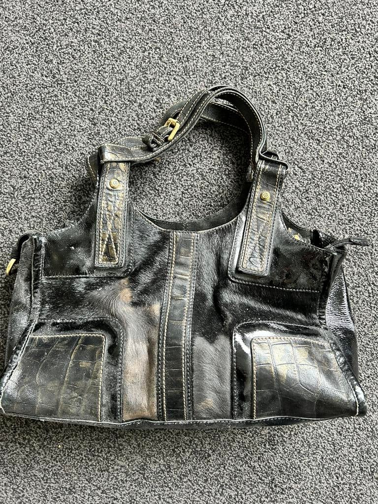 Fransesca Biasia handtas, Ophalen of Verzenden, Gebruikt, Zwart, Handtas