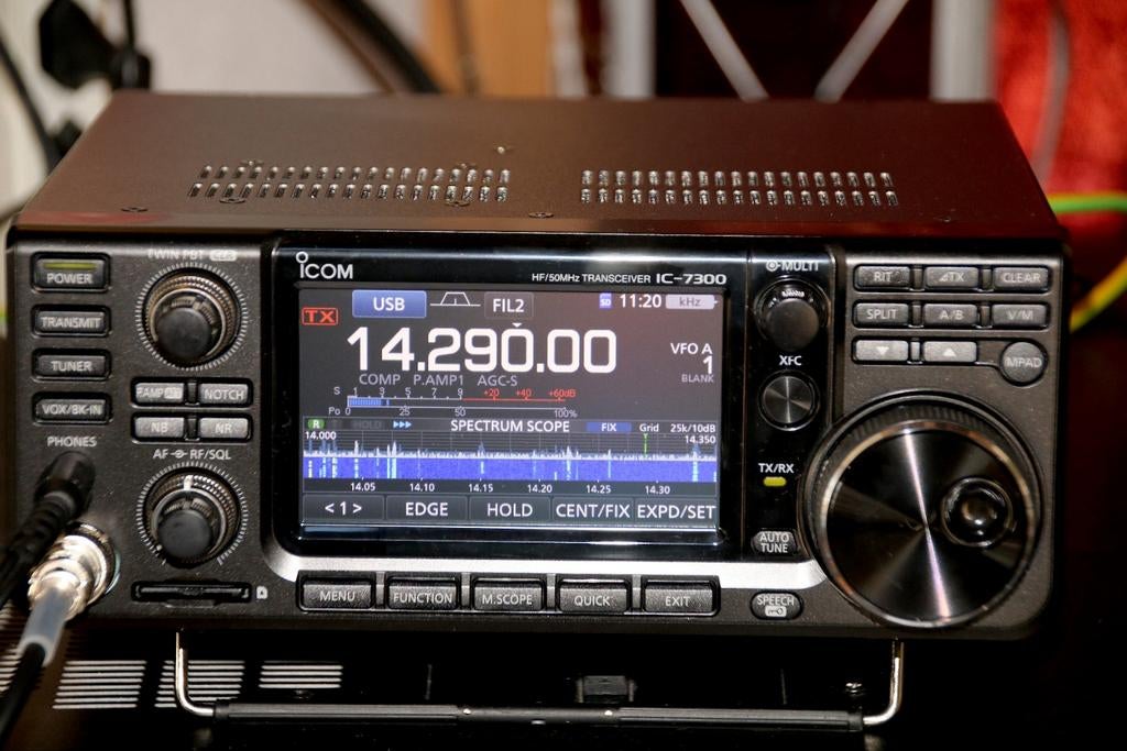 Icom IC-7300 HF/50MHz Transceiver - Zo goed als nieuw, Ophalen of Verzenden, Zo goed als nieuw, Zender en Ontvanger