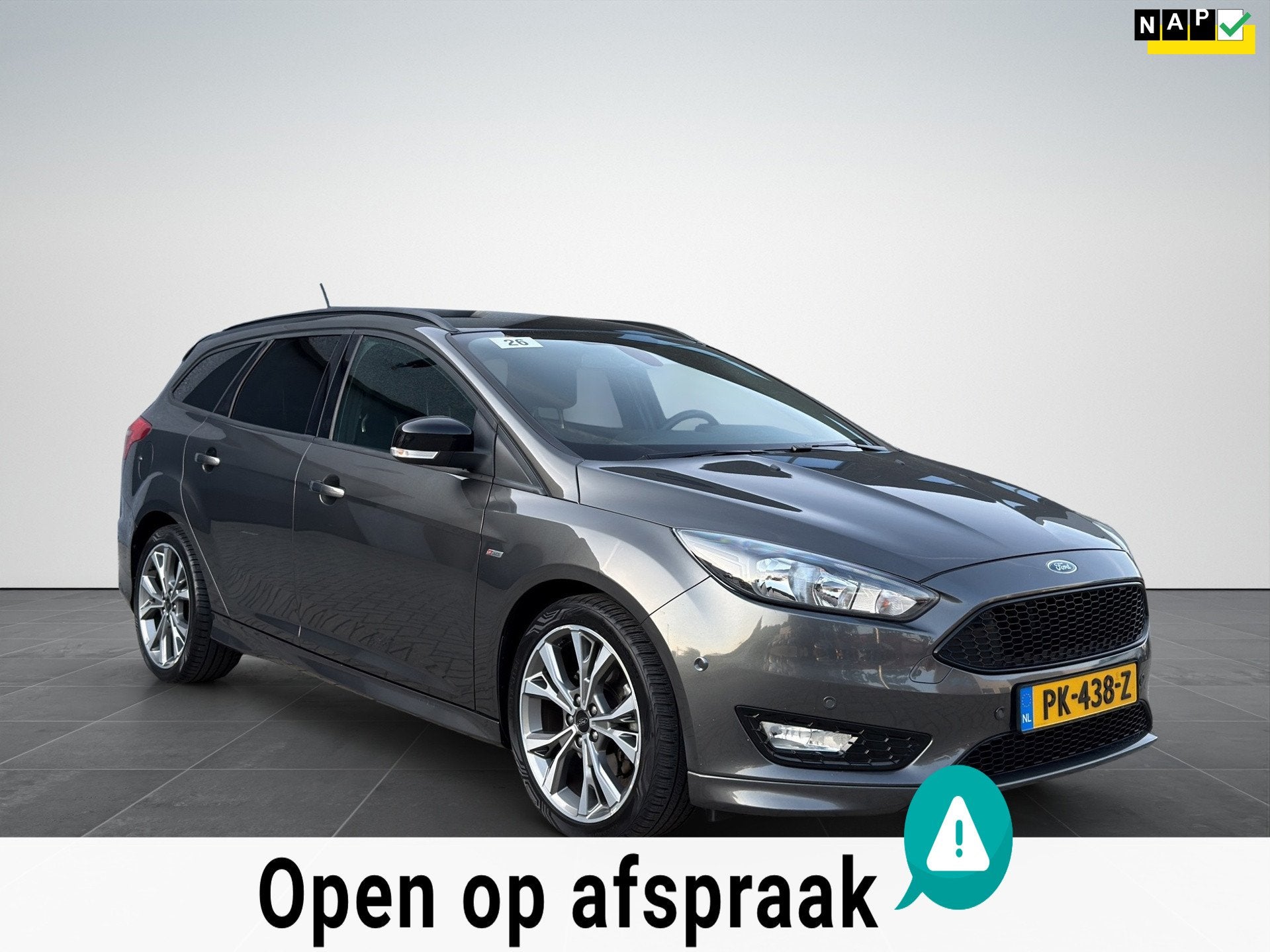 Ford Focus Wagon 1.5 ST-Line 182pk Trekhaak, Nap, 2eEigenaar, Auto's, Dealer onderhouden, Euro 6, 4 cilinders, Origineel Nederlands