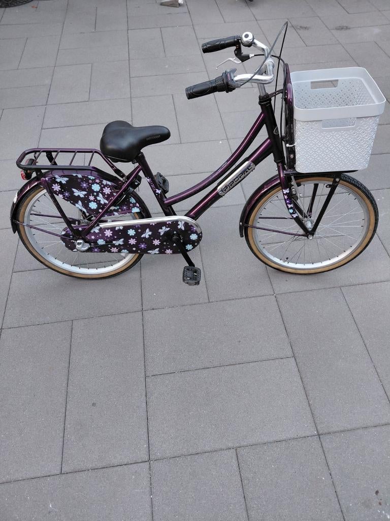 Mooie Popal meidenfiets met versnellingen, Fietsen en Brommers, Fietsen | Meisjes, Velgrem, Versnellingen, Ophalen of Verzenden