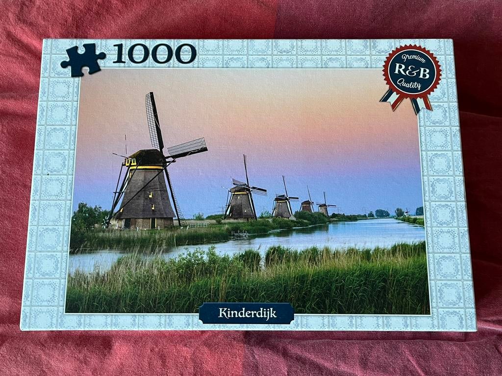 Molen puzzel, 1000st. Nieuw, Ophalen of Verzenden, 500 t/m 1500 stukjes, Nieuw