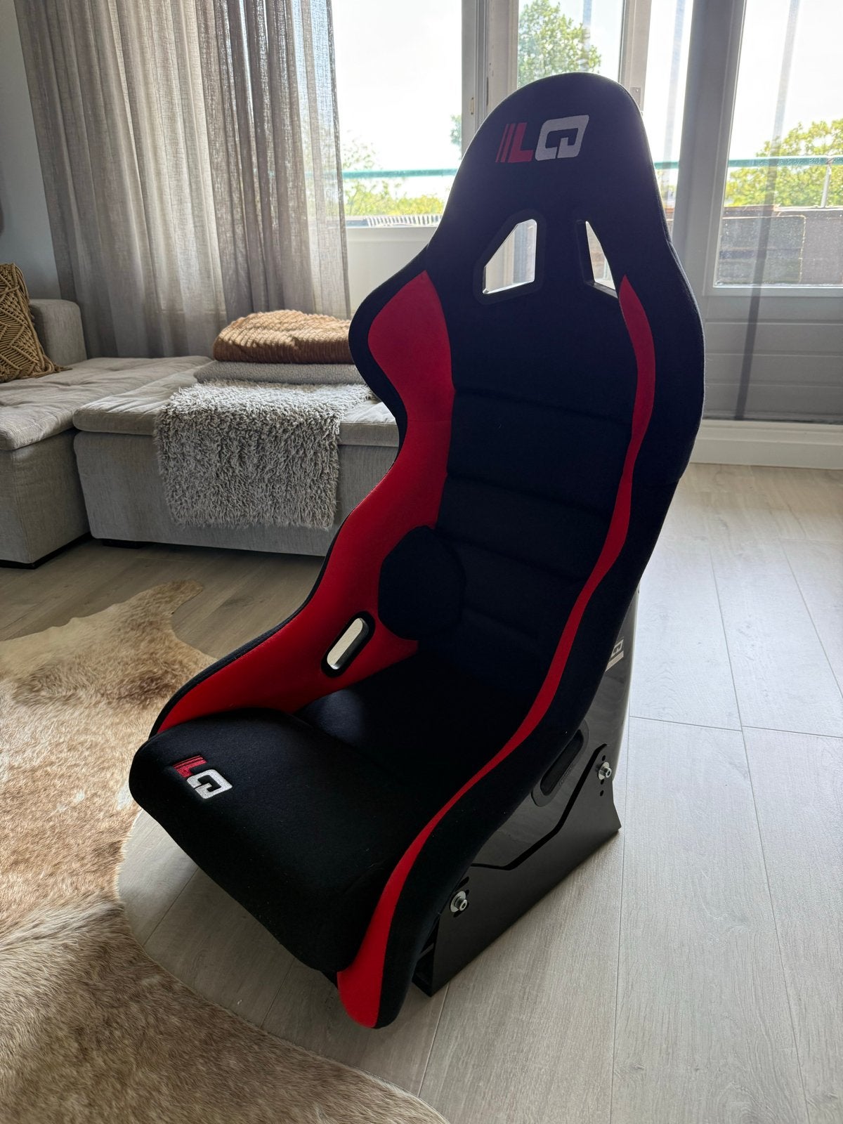 LCD Racing Sim Race Stoel + Brackets, Ophalen, Zo goed als nieuw