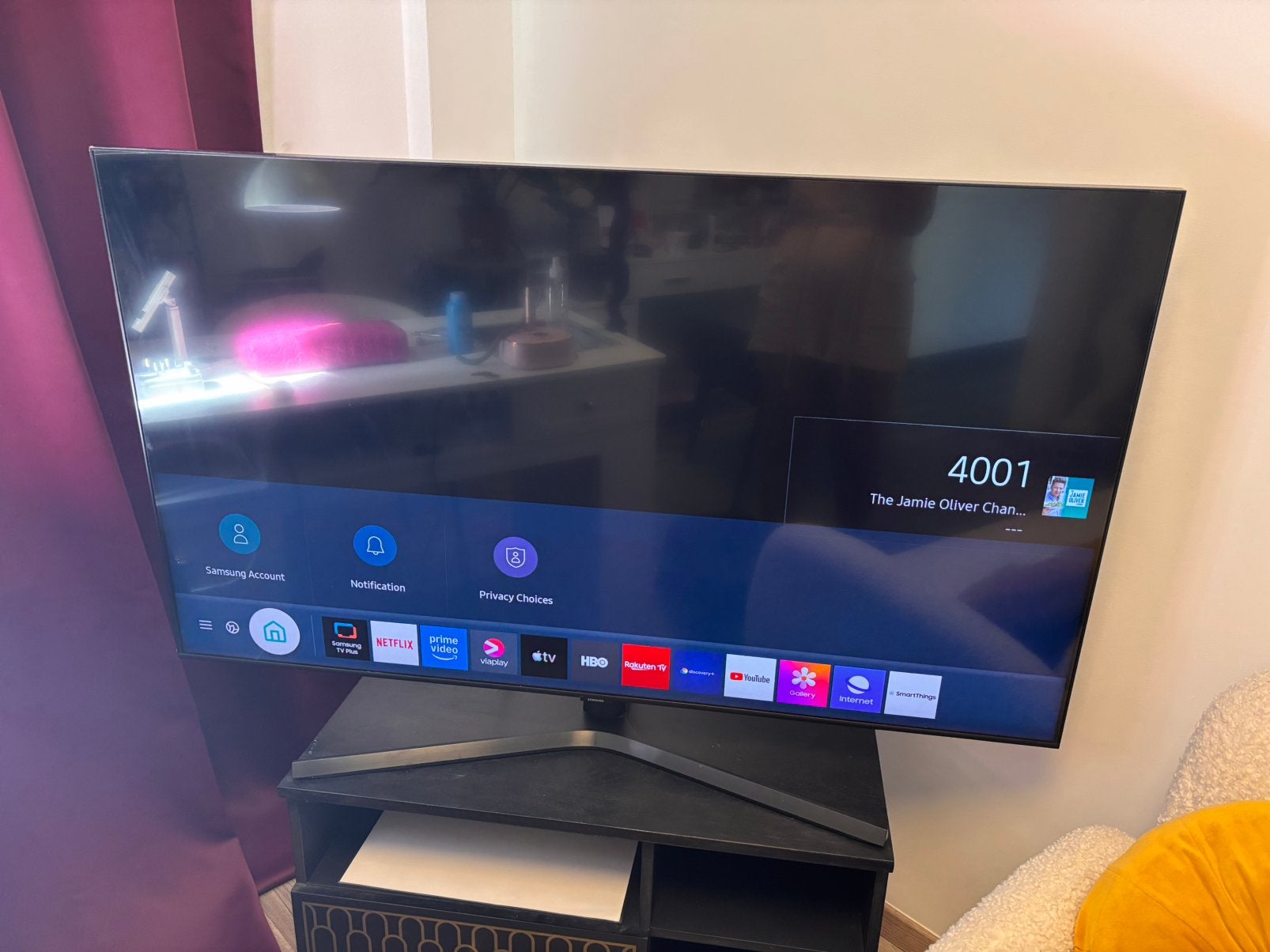 Tv Samsung, Ophalen, LED, 50 Hz, Zo goed als nieuw