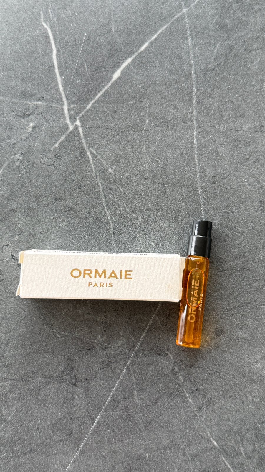Ormaie Paris Yvonne Eau de Parfum – 2 ml official sample, Ophalen of Verzenden, Zo goed als nieuw, Miniatuur