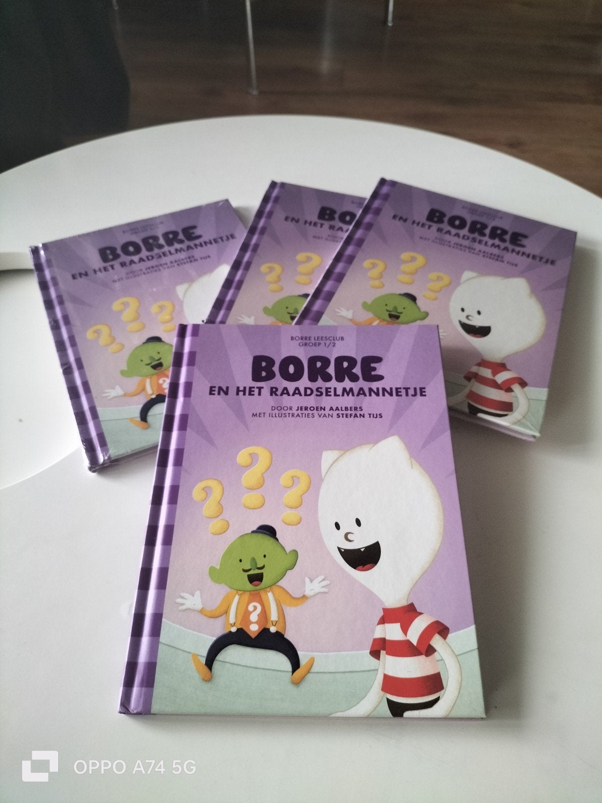 4 Borre voorleesboekjes groep 1 en 2 - Het raadselmannetje, Ophalen of Verzenden