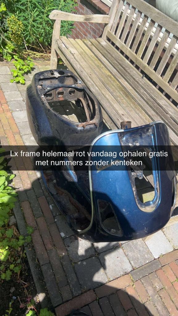 Gratis vespa lx frame, Ophalen of Verzenden, Zo goed als nieuw