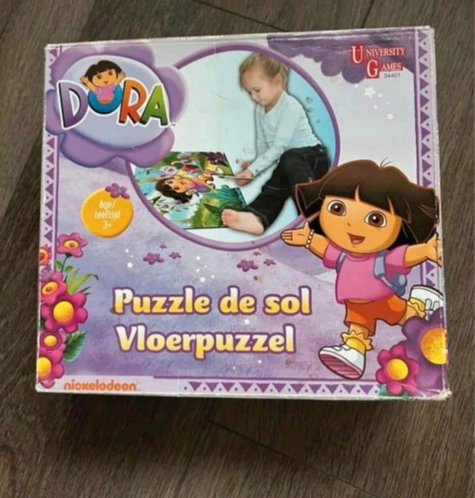 Dora vloerpuzzel, Kinderen en Baby's, Speelgoed | Kinderpuzzels, 10 tot 50 stukjes, Ophalen of Verzenden