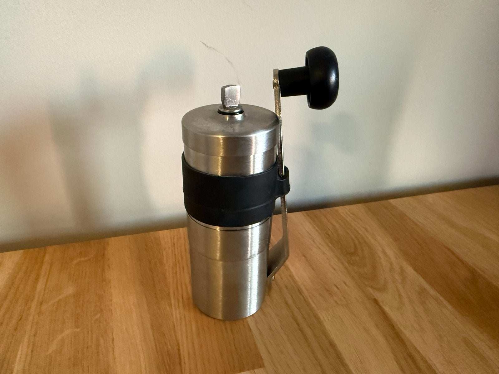 Porlex Mini II Koffiemolen RVS met keramische maalschijven, Huis en Inrichting, Zilver, Ophalen of Verzenden, Zo goed als nieuw