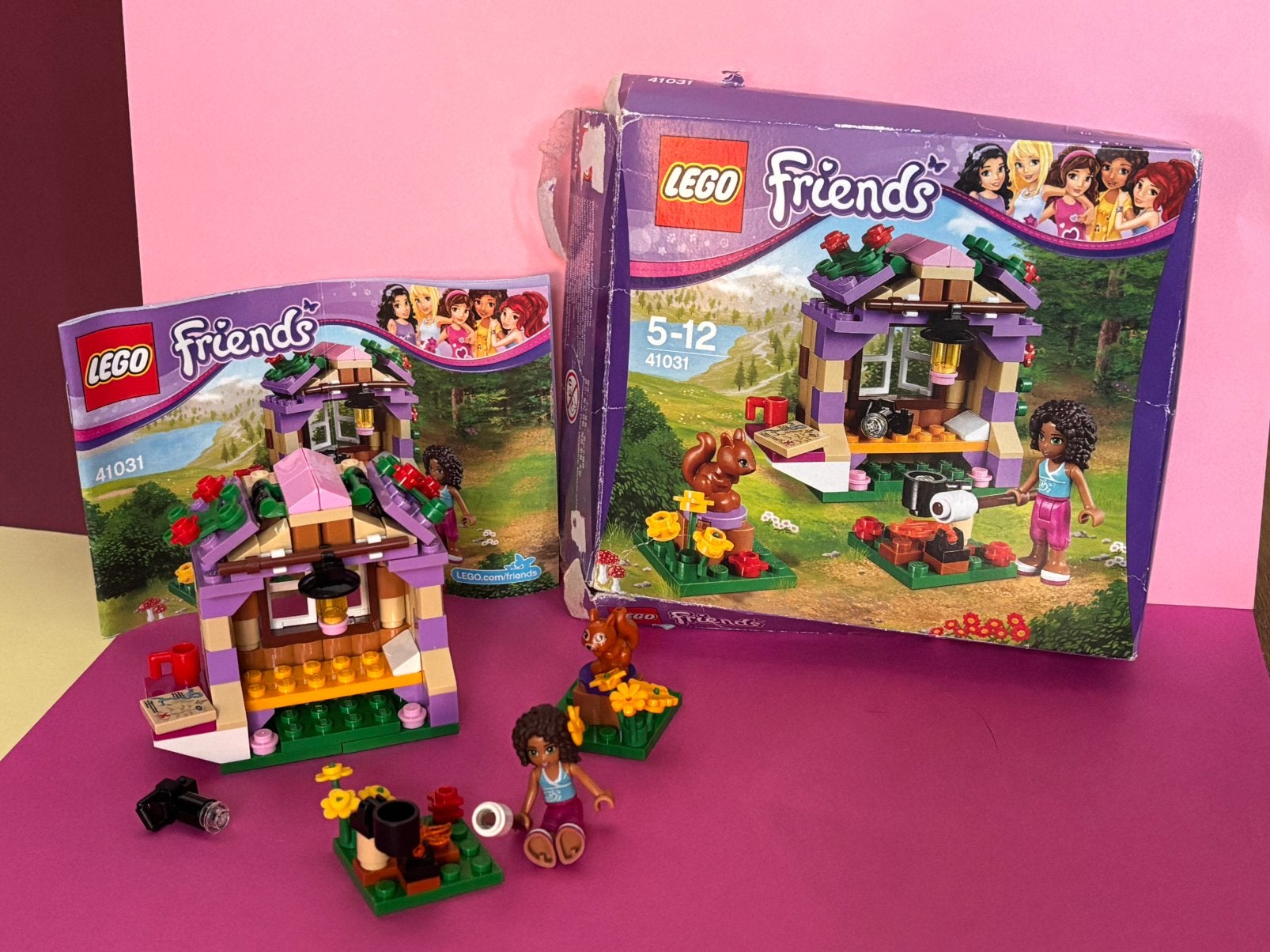 LEGO FRIENDS  kampeer hutje NR 41031, Ophalen of Verzenden, Zo goed als nieuw