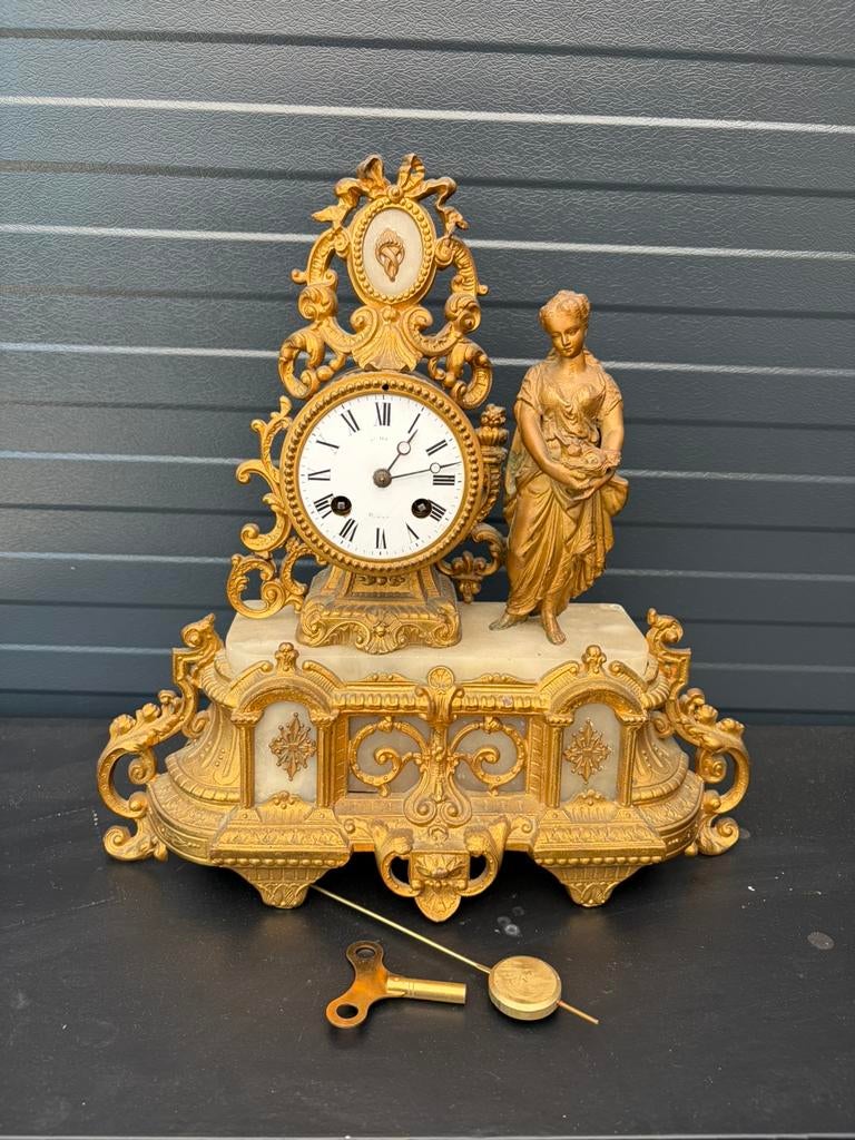 Franse romantiek pendule, Ophalen of Verzenden