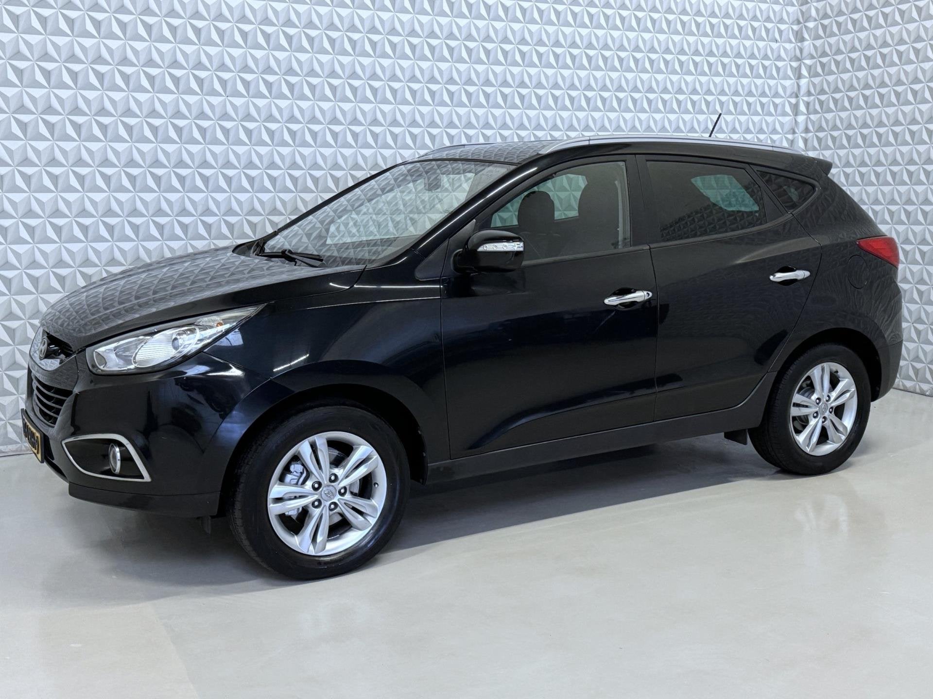 Hyundai Ix35 2.0i Business INCLUSIEF BPM / 2e eigenaar (2010, Auto's, Gebruikt, Zwart, 4 cilinders, Leder en Stof