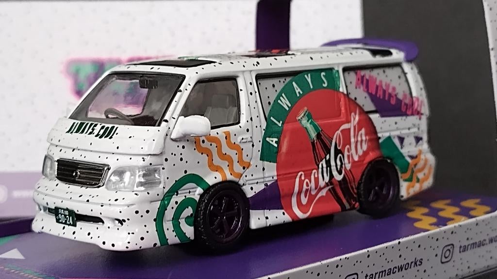Toyota Hi ace Wagon Custom 1:64 Tarmac Works Pol, Tarmac Works, France, Auto, .