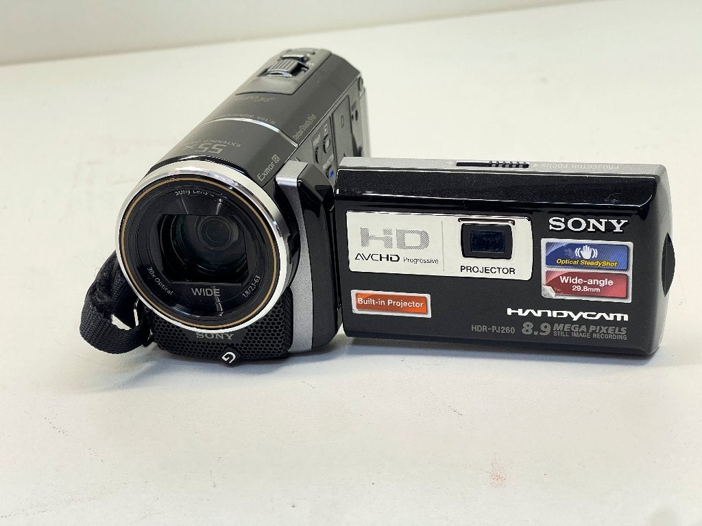 SONY HDR-PJ260VE Full HD camcorder met ingebouwd PROJECTOR, Audio, Tv en Foto, Videocamera's Digitaal, Full HD, N, N, Ophalen of Verzenden