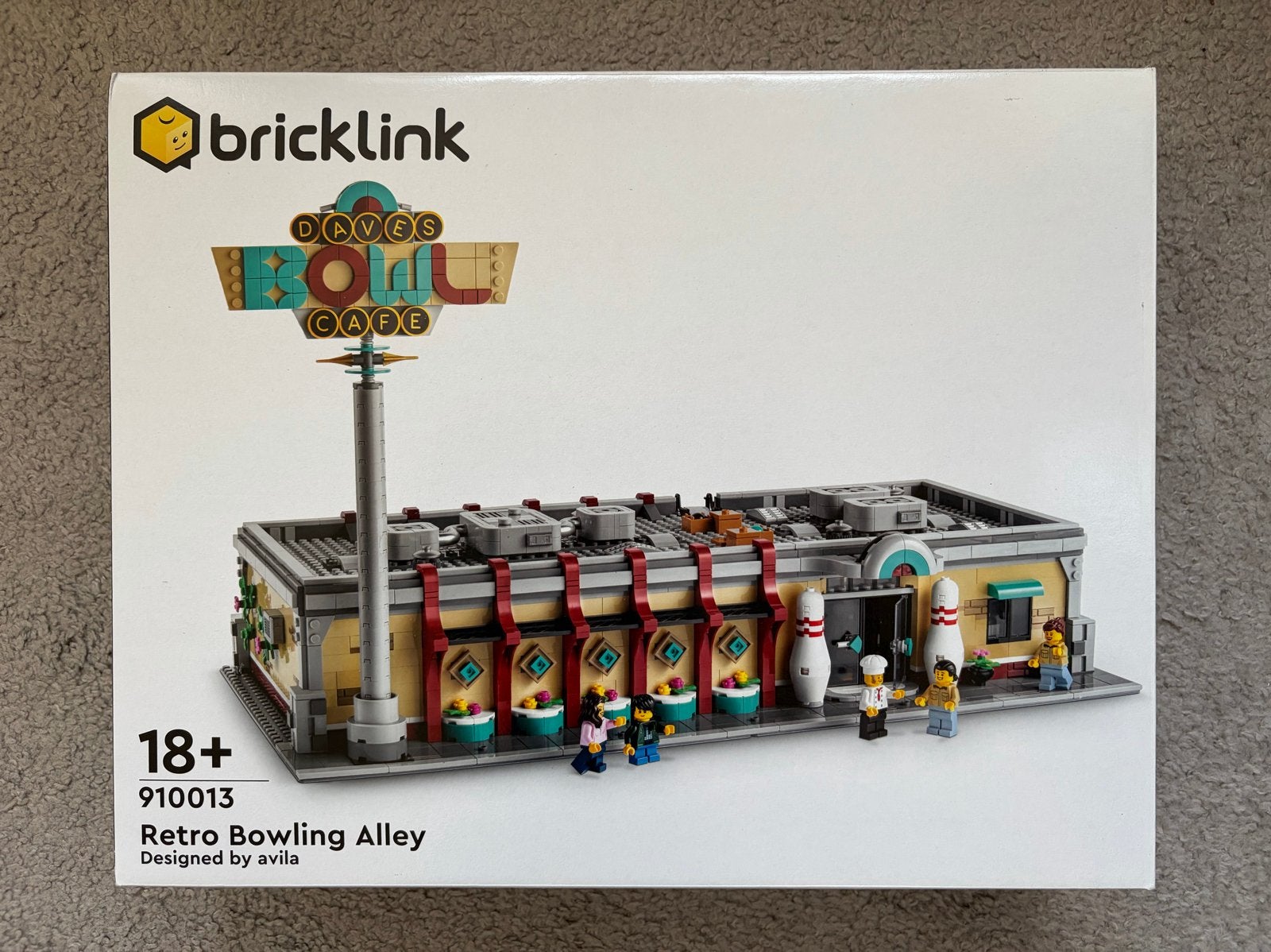 Bricklink Retro Bowling Alley 910013 nieuwstaat!, Lego, Overige thema's, Denemarken, Ophalen of Verzenden