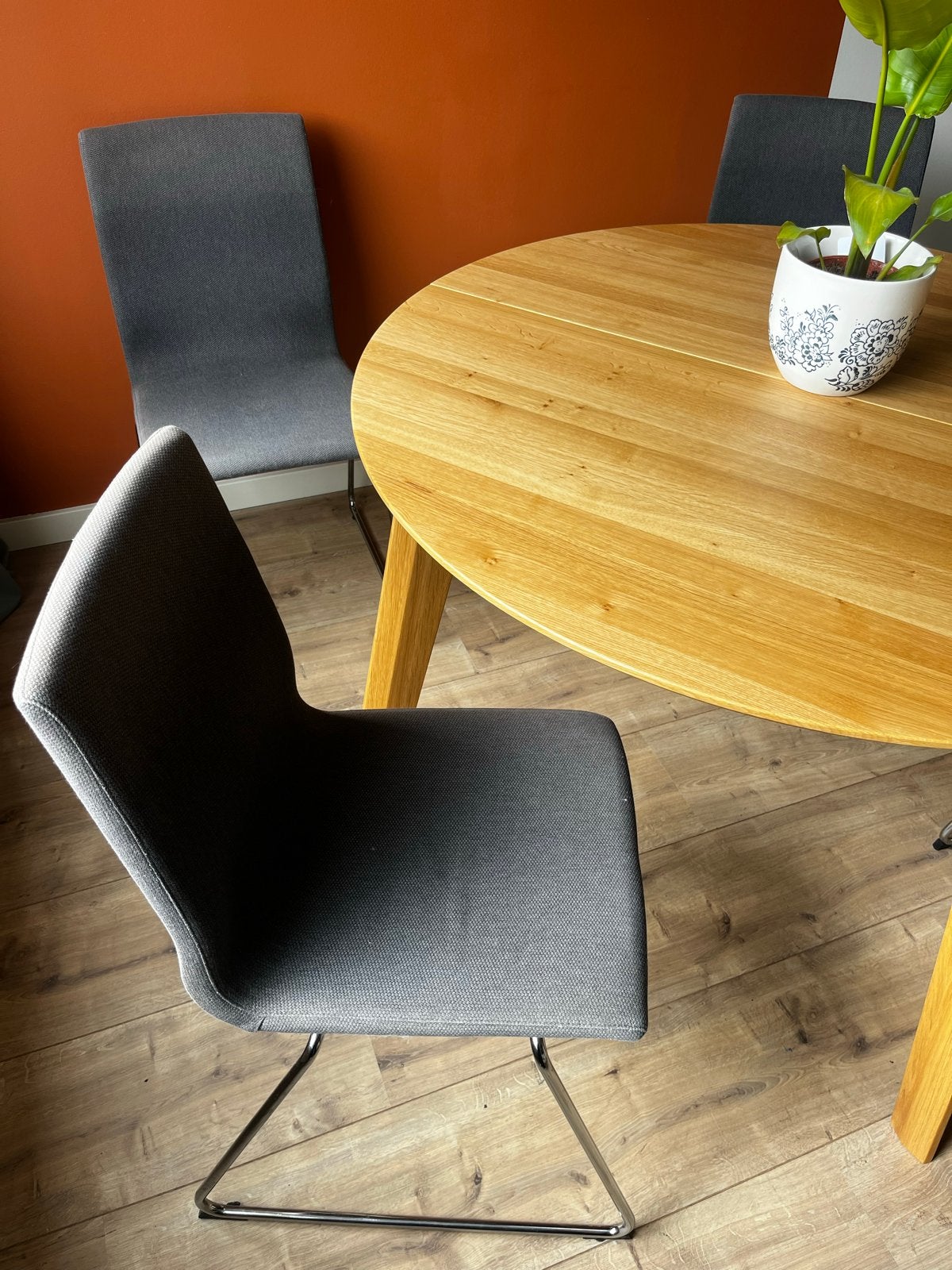 IKEA Lillånäs stoelen - set van 6 grijs, Huis en Inrichting, Stoelen, Ophalen, Gebruikt, Twee, Metaal