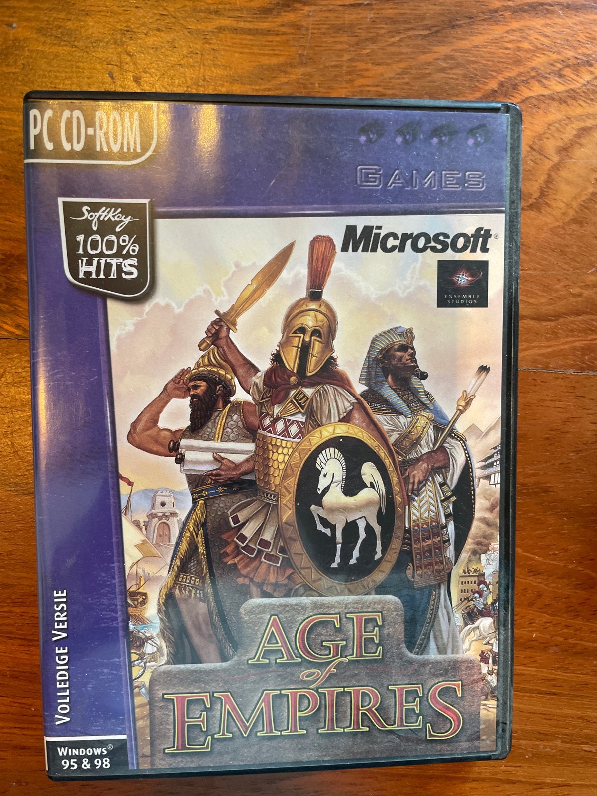 Age of Empires PC CD-ROM - Klassiek Strategie Spel, Gebruikt, 1 speler, Ophalen of Verzenden, Strategie en Constructie