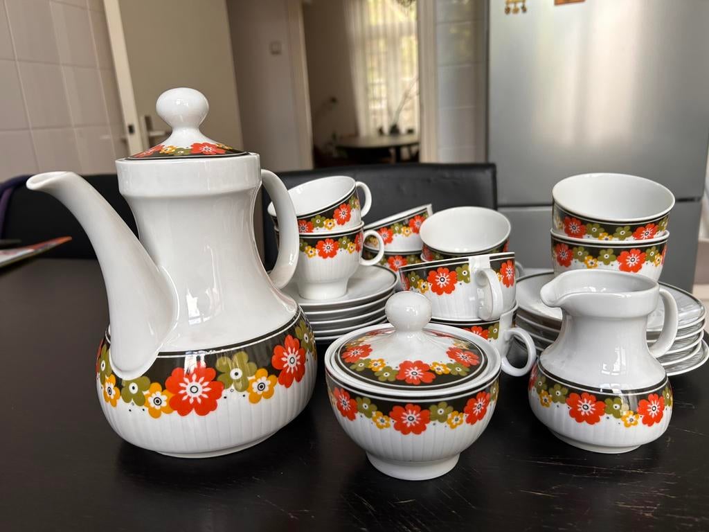 Vintage Winterling Bavaria koffie servies – retro servies, Ophalen