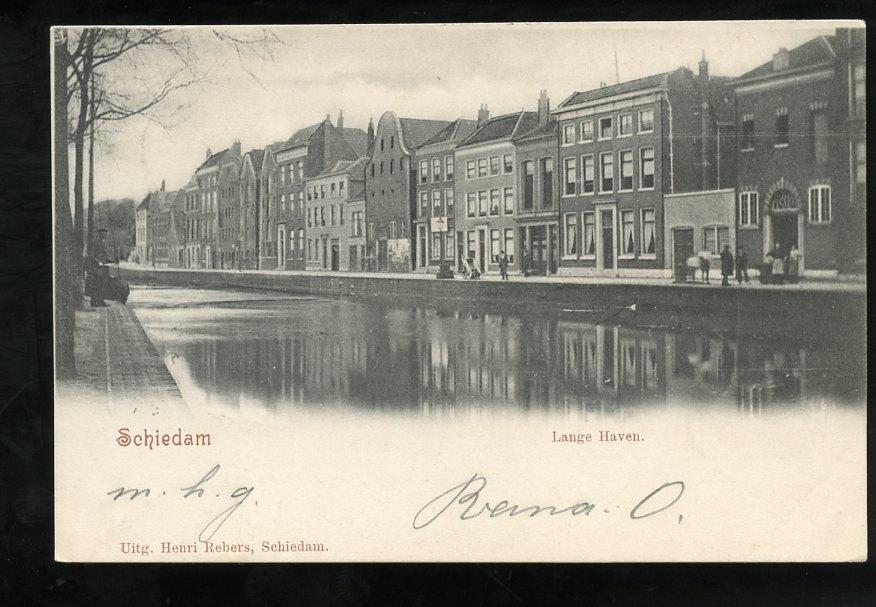 1900 Schiedam Lange Haven (ZH-28), Ophalen, Voor 1920, Zuid-Holland