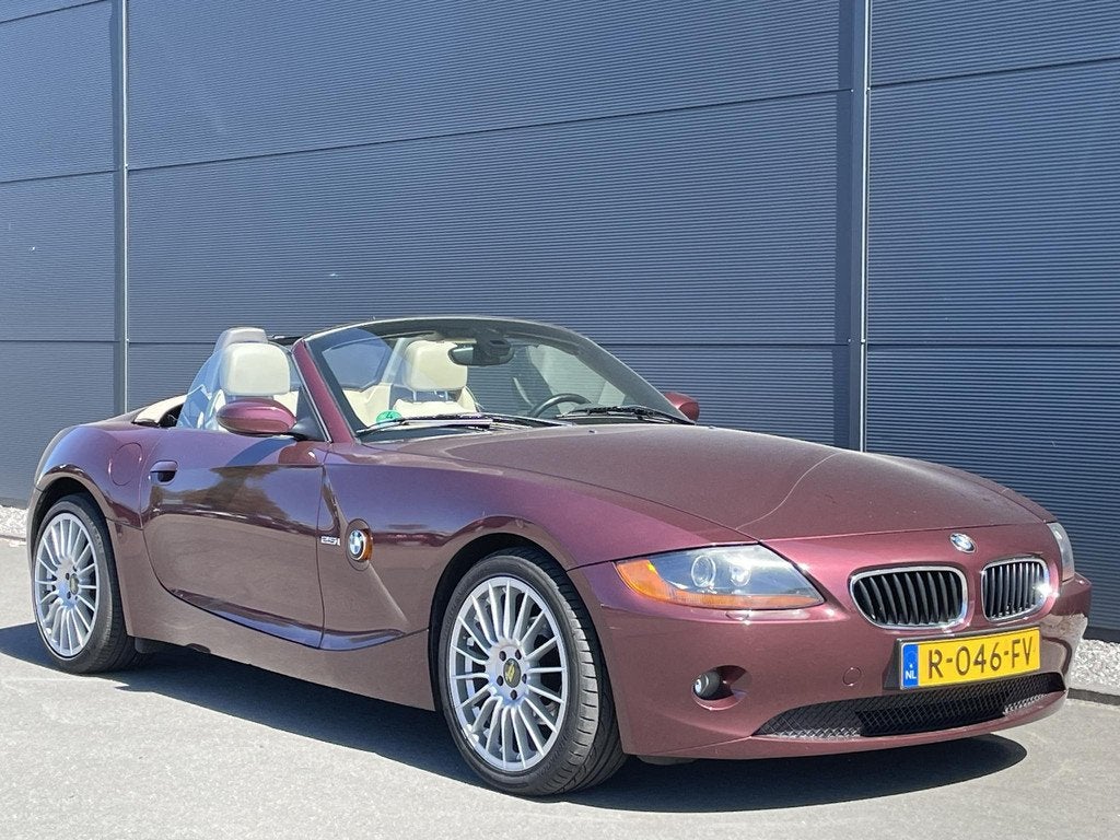BMW Z4 Roadster 2.5i | Handbak 6 | Leder | Zie tekst, Achterwielaandrijving, Gebruikt, Beige, Cabriolet