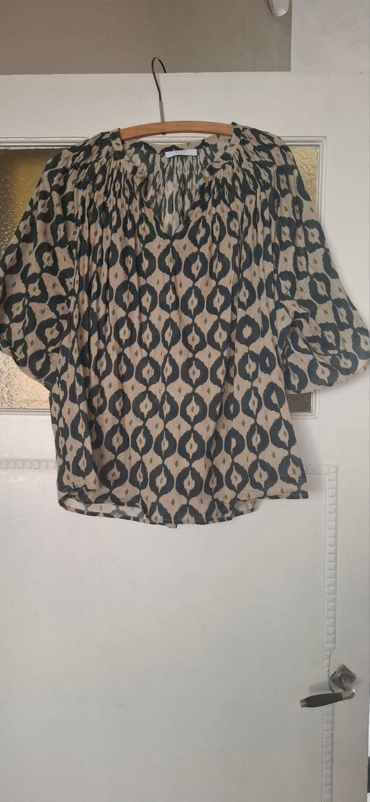 blouse By Bar maat L, By bar, Beige, Maat 42/44 (L), Ophalen of Verzenden