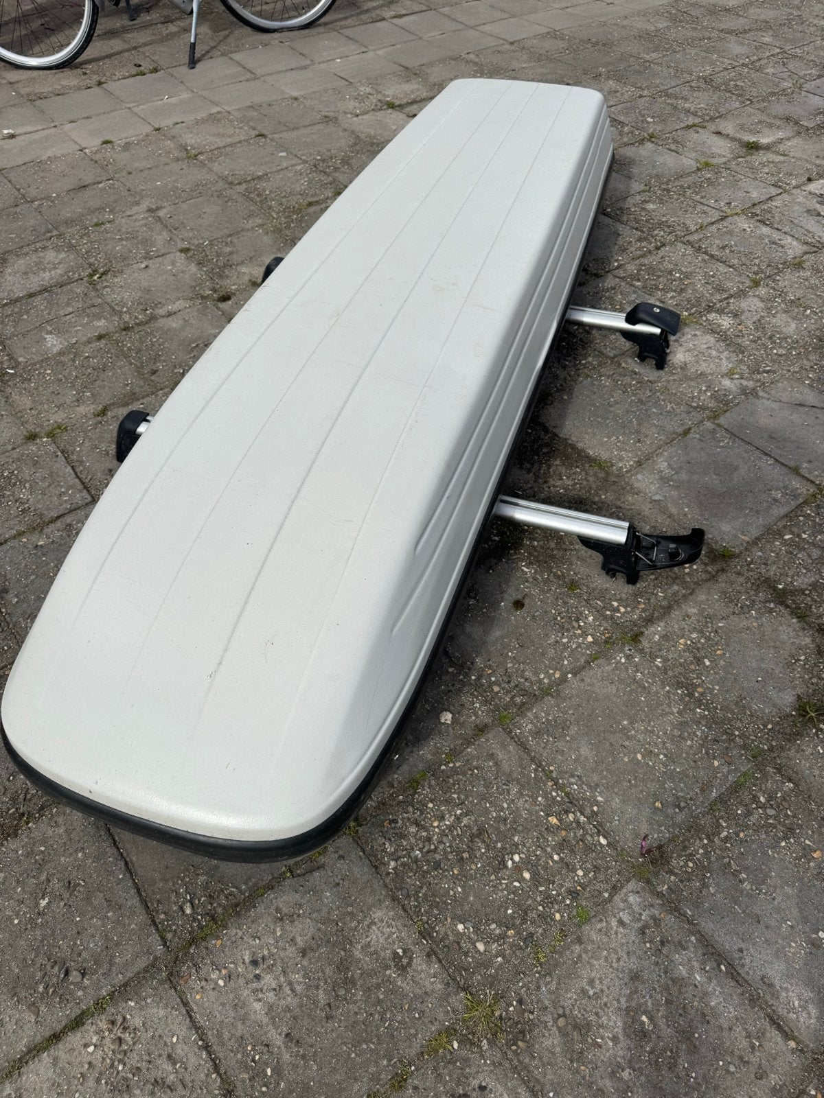 Dakkoffer met dakdragers - Ideaal voor extra bagage, Ophalen, Gebruikt