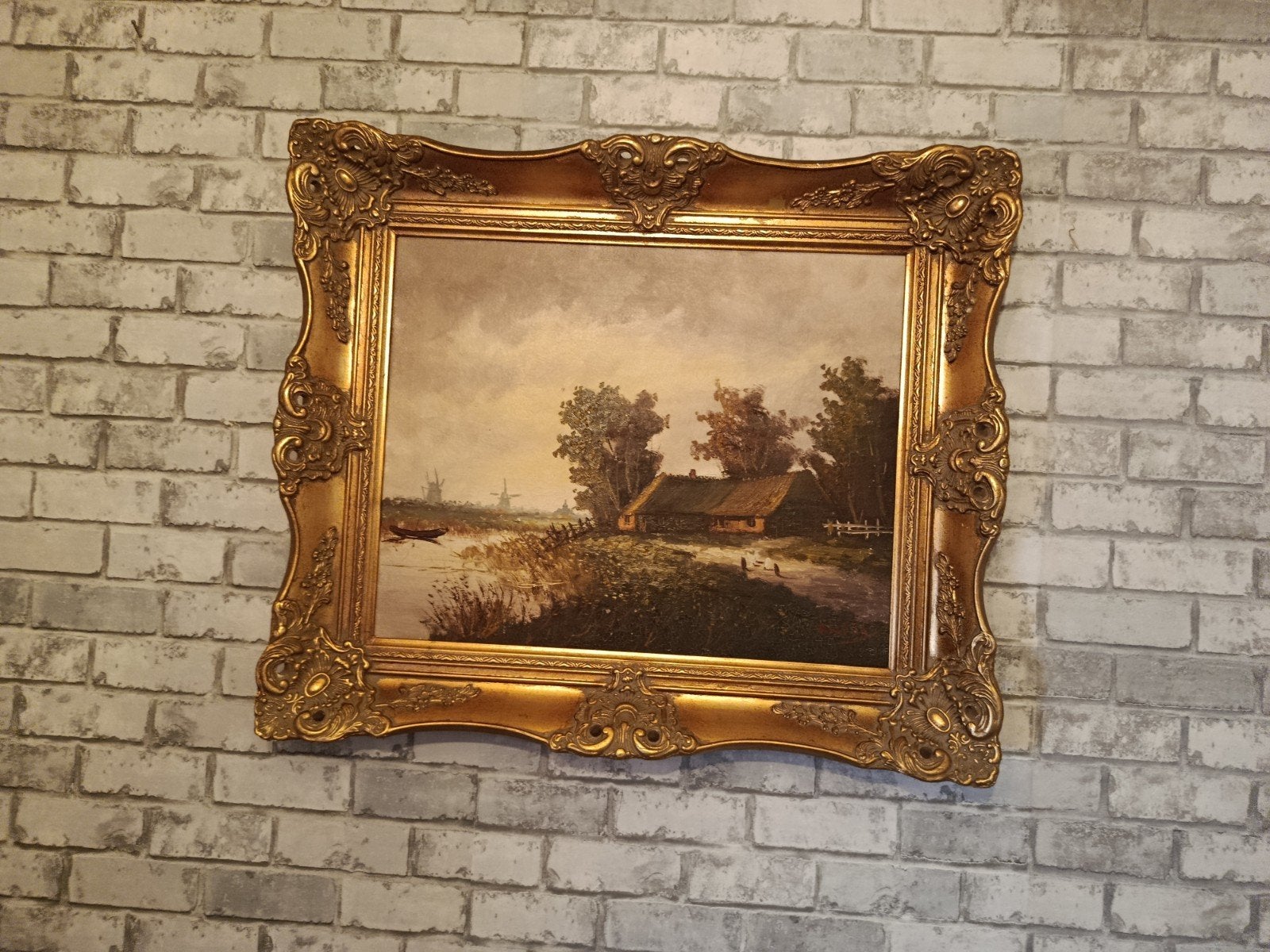 Oud schilderij, Ophalen, 50 tot 75 cm, Schilderij, 50 tot 75 cm