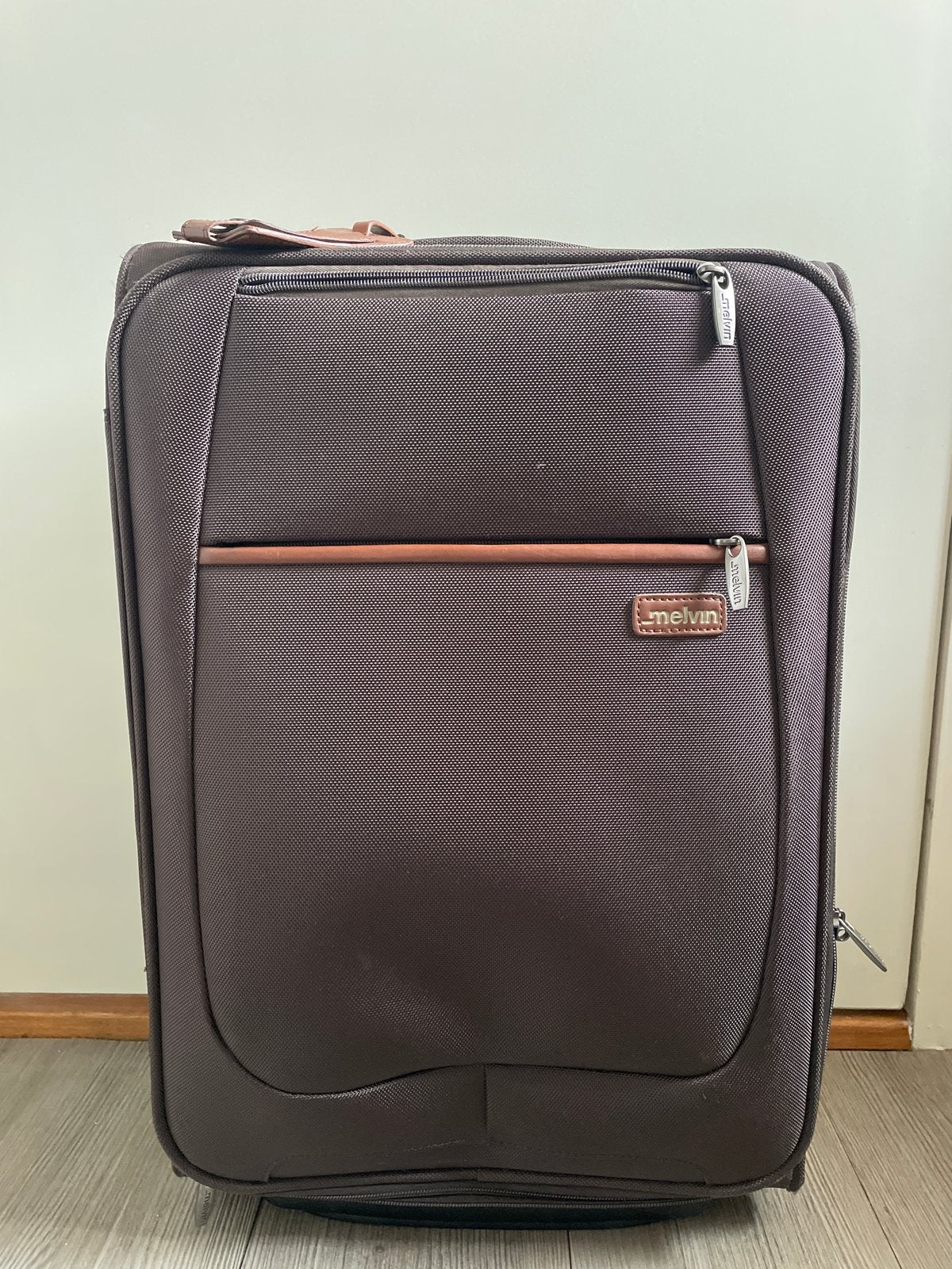 Melvin Reiskoffer - Handige Trolley met Wieltjes, Ophalen, 40 tot 60 cm, 30 cm of meer, Gebruikt