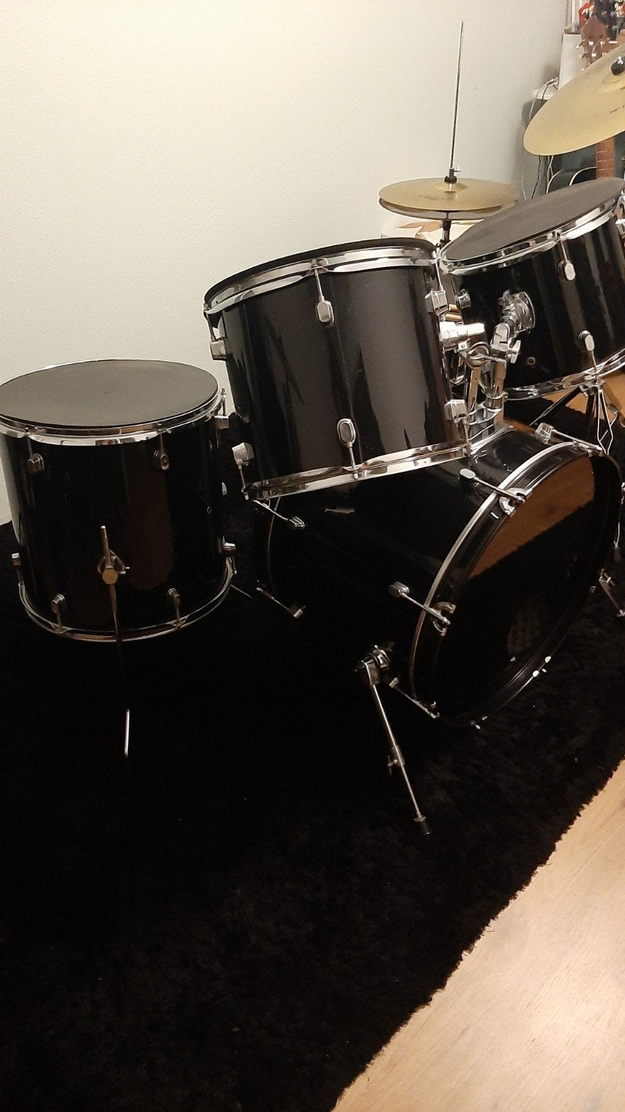 Steinfort Drumstel met rubber dempingsmatten, Muziek en Instrumenten, Ophalen, Gebruikt, Overige merken