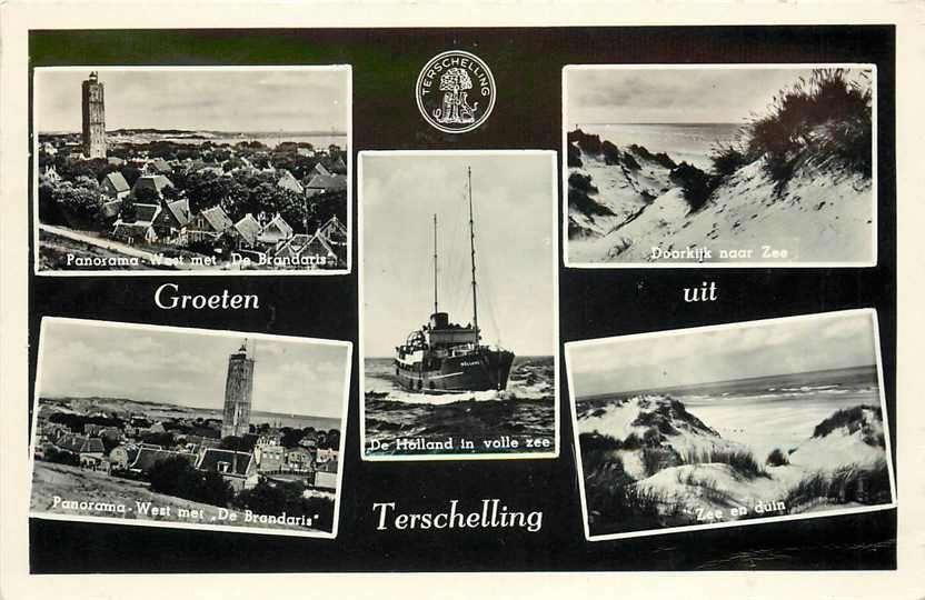 377-196-001 Terschelling Multiview, Verzenden, Voor 1920, Friesland