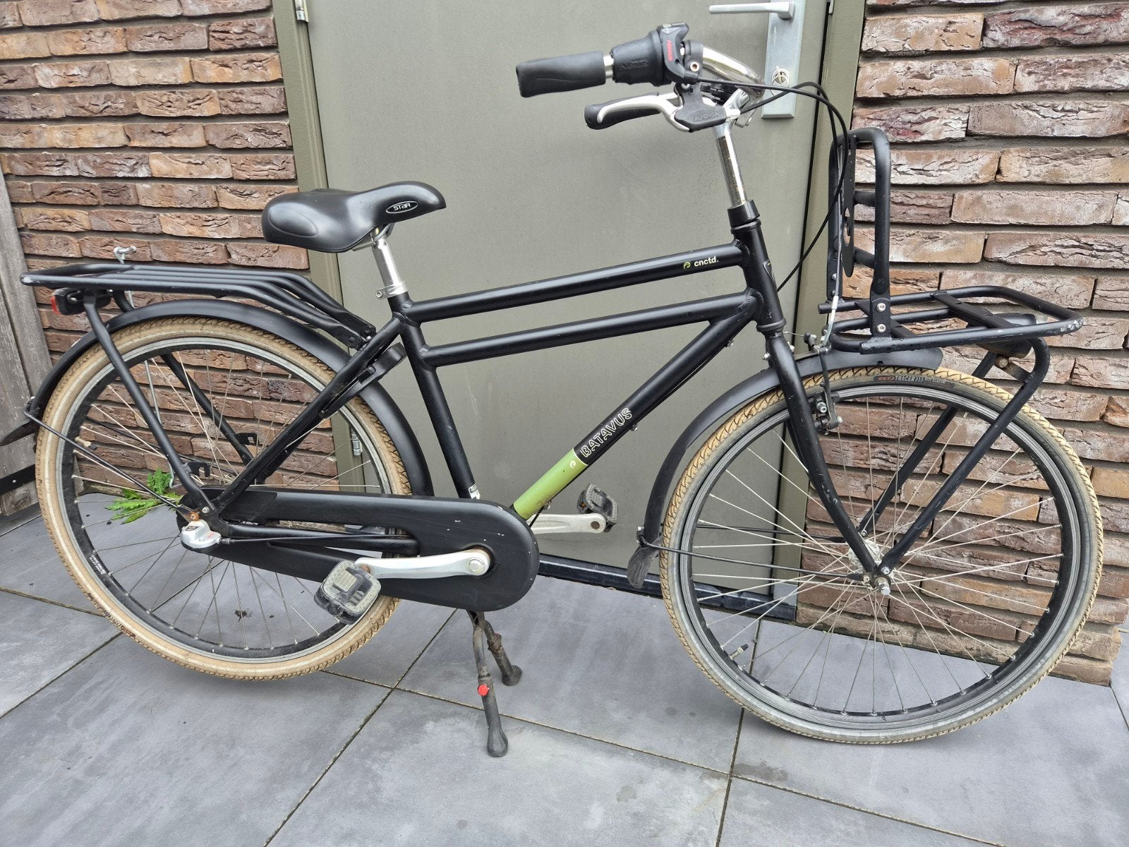 Batavus CNCTD matzwart (banden moeten worden vervangen), Gebruikt, Versnellingen, Batavus, Trommelrem