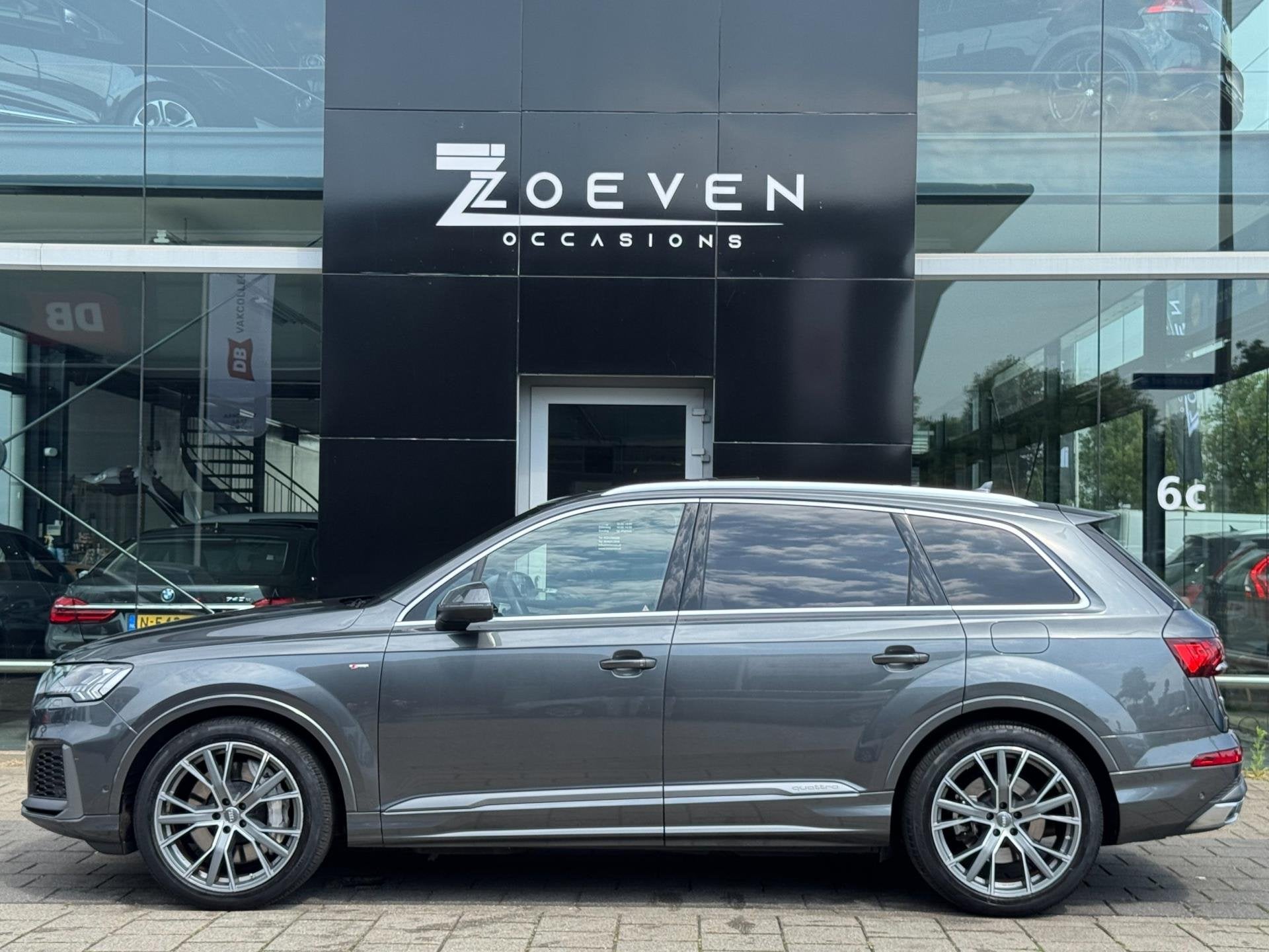 Audi Q7 55 TFSI e quattro Pro Line S- Panoramadak, Auto's, Audi, Automaat, Gebruikt, 2995 cc, 340 pk