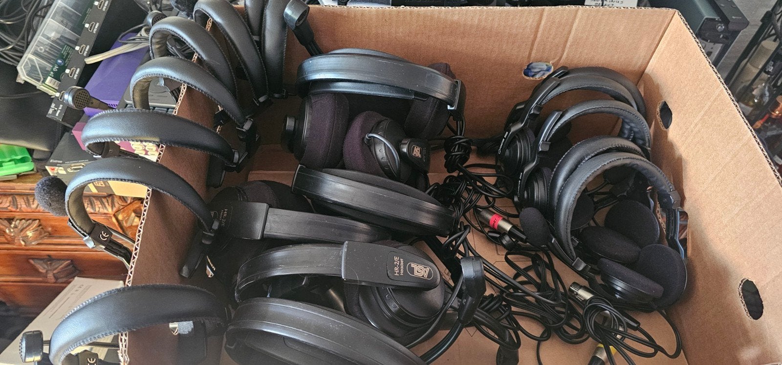 ASL intercom headsets, Ophalen of Verzenden, Licht