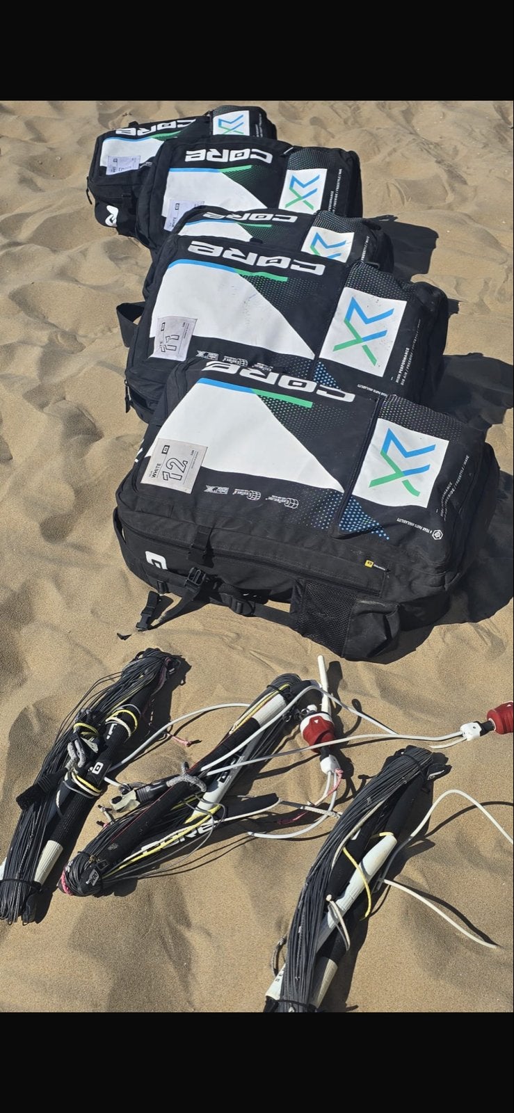 Core XR8 Kitesurf Kite & bar - 11m², Watersport en Boten, Gebruikt, 10 m², Geen board, Ophalen of Verzenden