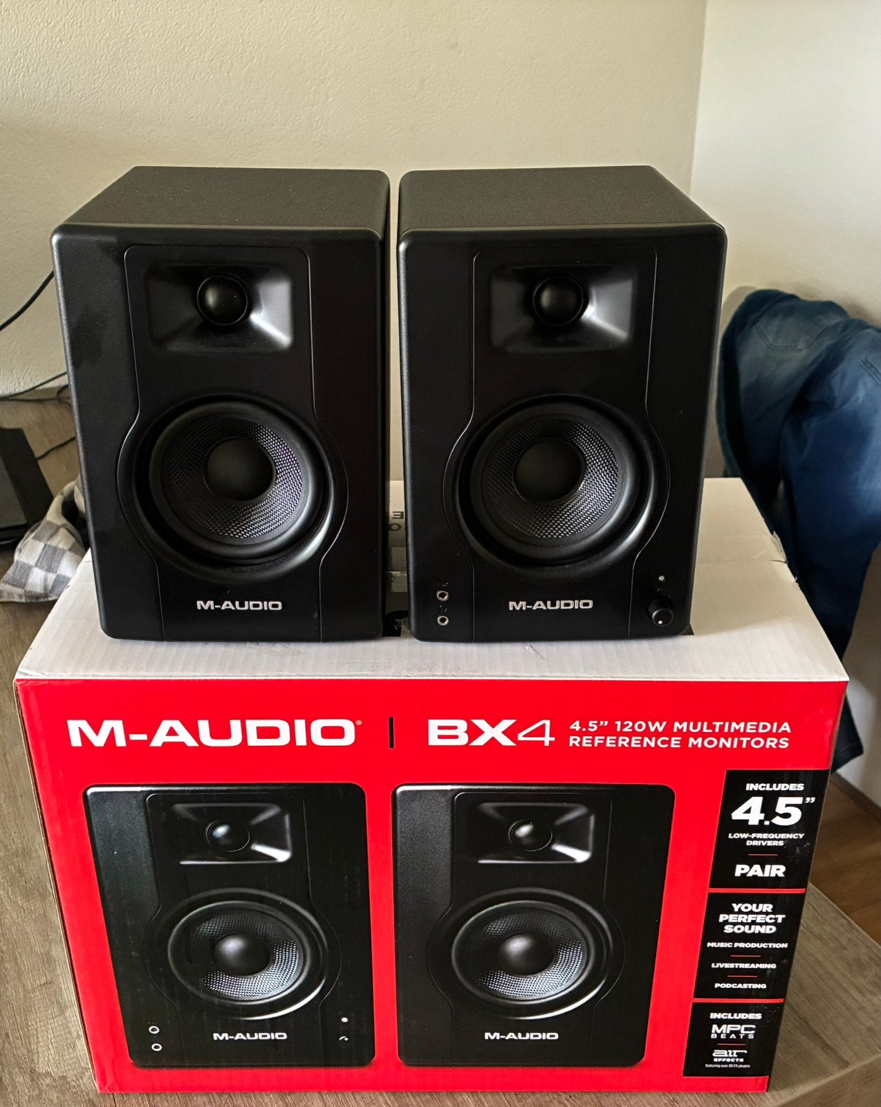 M-Audio BX4, Audio, Tv en Foto, Luidsprekers, Studiomonitor, Bluetooth, Nieuw, Ophalen of Verzenden