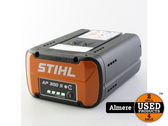 Stihl AP 300 S accu | In nette staat, Stihl, Zo goed als nieuw, Support@stihl.com, Tihl Inc., 536 Viking Dr, Virginia Beach, 
VA 23452
USA
