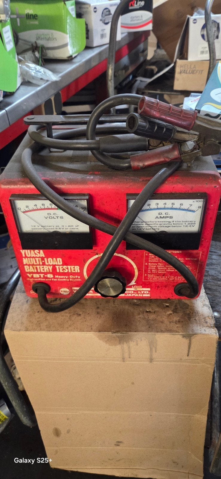 Vintage Yuasa Accutester YBT-8 800 Ampère - Werkt 100%