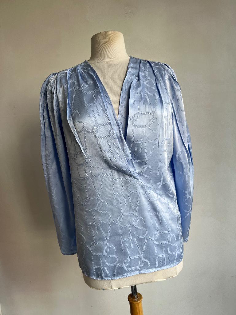 josh v blouse maat L blauw, Kleding | Dames, Blouses en Tunieken, Maat 42/44 (L), Zo goed als nieuw, Josh V, Verzenden