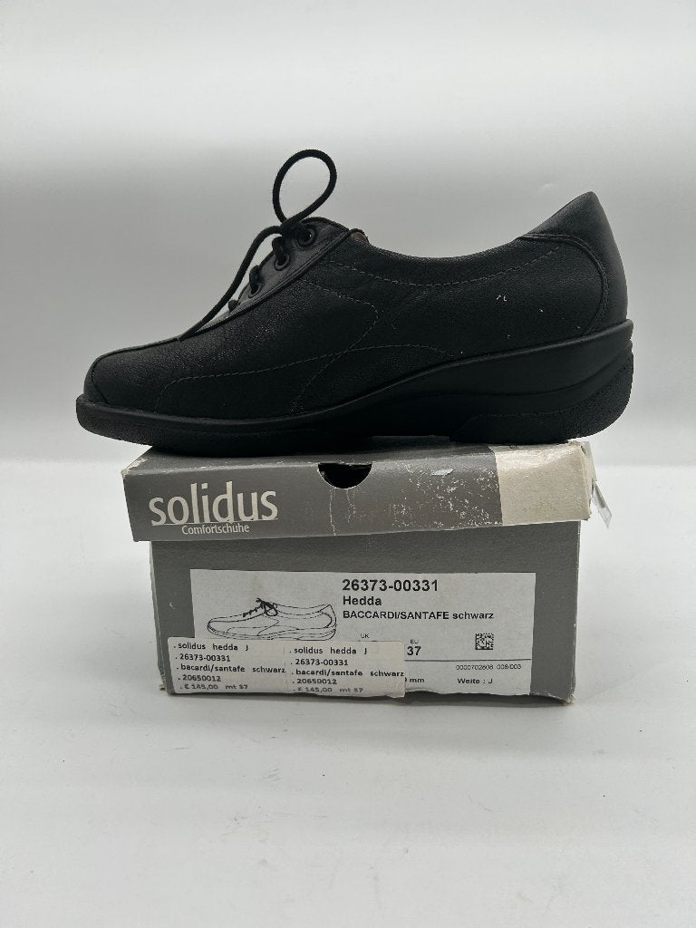 Solidus, mt 37 J (extra breed) zwarte met lichtgewicht zool, Solidus, Verzenden, Zwart, Nieuw