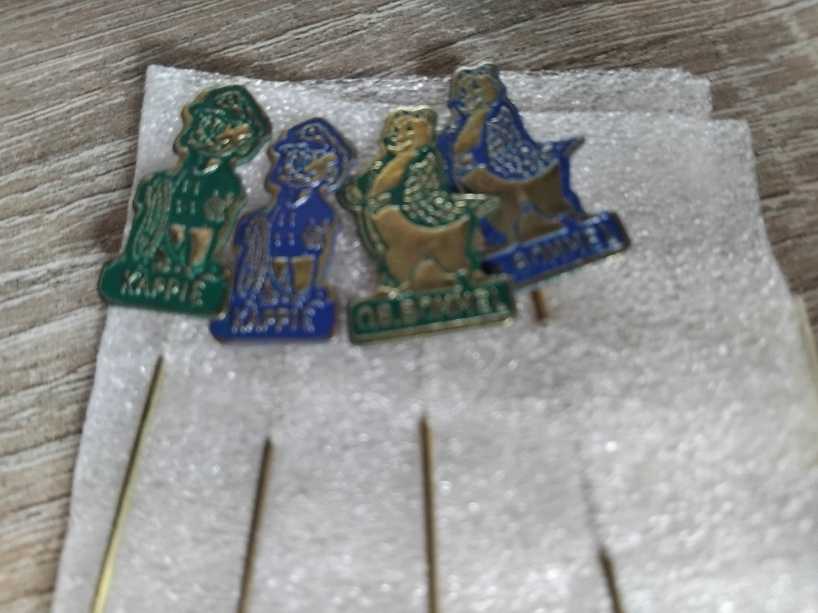 Vintage KAPPie en Olie B. Bommel Speldjes, Ophalen of Verzenden, Gebruikt