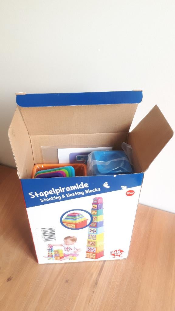 NIEUW IN VERPAKKING: stapelpiramide van Little Hero, Ophalen of Verzenden, Nieuw, Overige typen