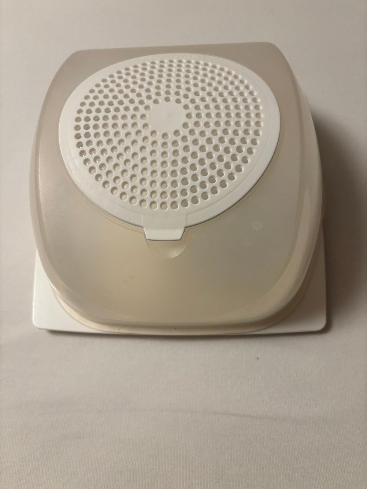 Tupperware kaas doos, wit, Gebruikt, Bewaardoos, Wit, Ophalen of Verzenden