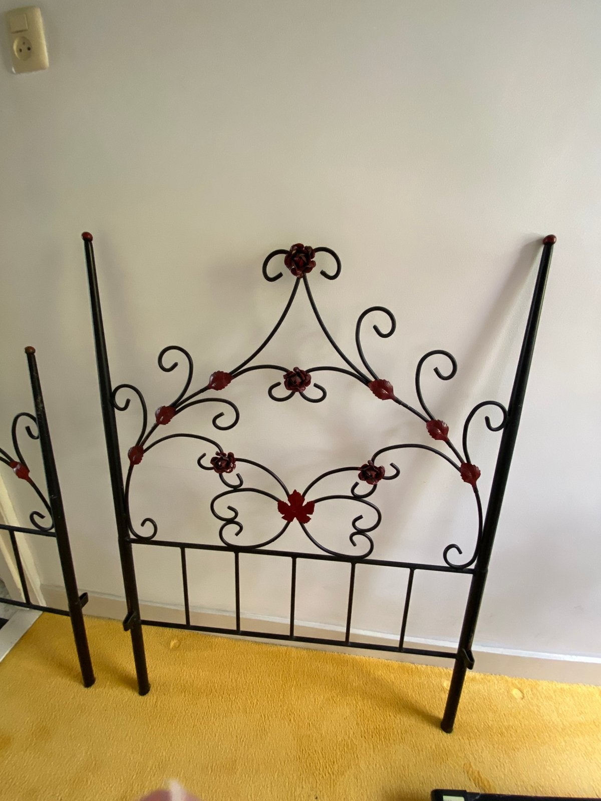 Vintage metalen bed, Ophalen, Gebruikt